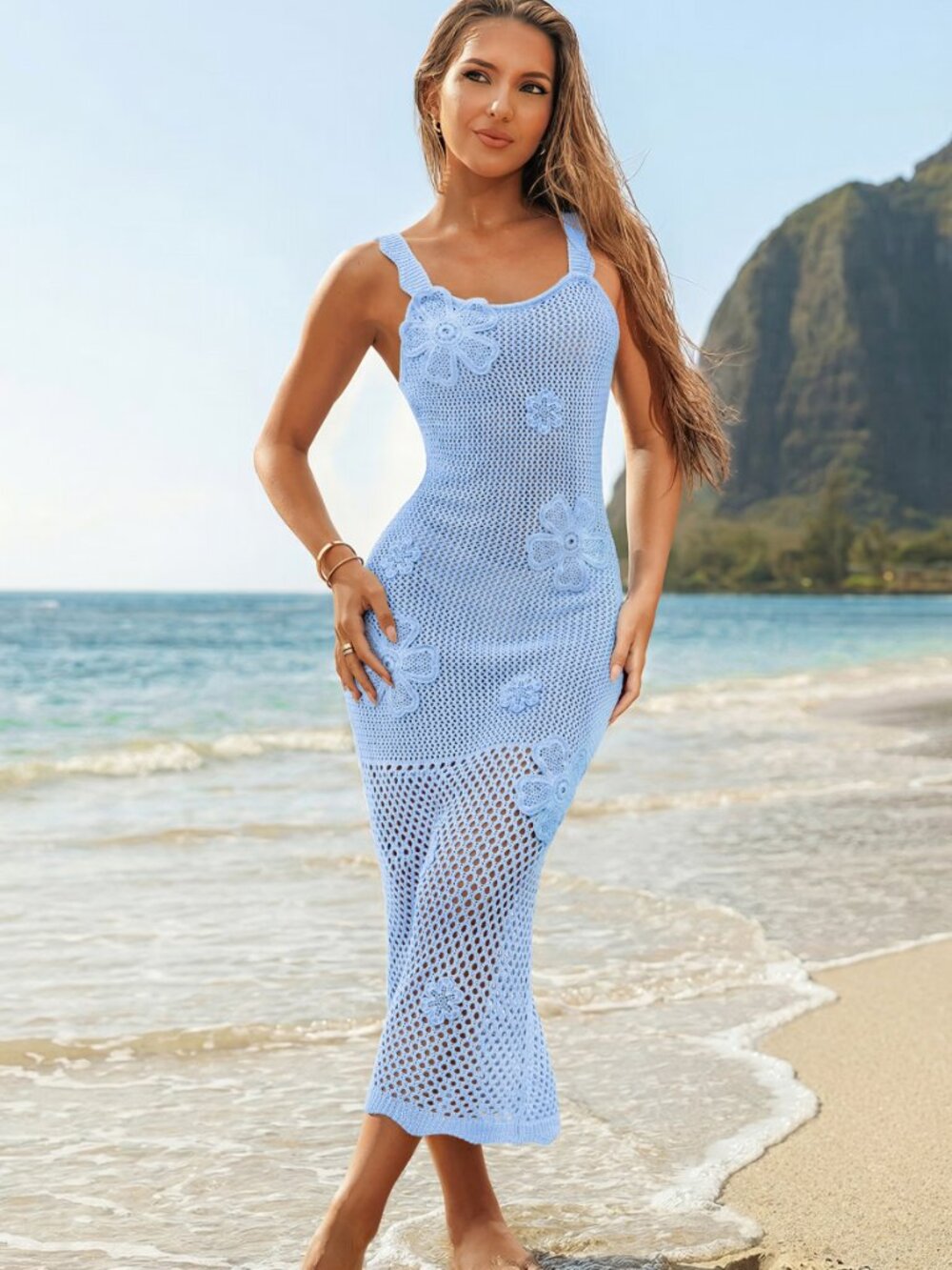 NWT Cupshe x Lexi Rivera Carpe Diem Cover-Up Maxi Dress
